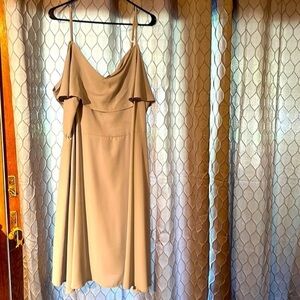 Cold shoulder dress